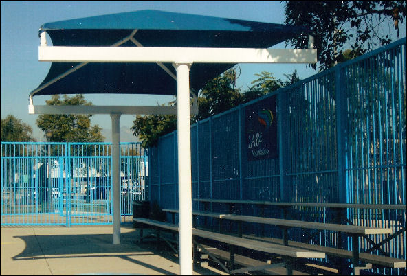 Bleacher Shade Canopy 8