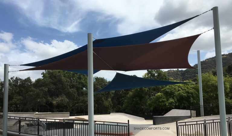 Shade Sails Contractor – Los Angeles Skate Board Park